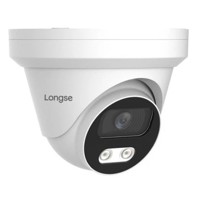 IP κάμερα εξωτερικού χώρου LONGSE με φακό 2.8mm ανάλυση 8MP με εσωτερικό μικρόφωνο και εύρος υπέρυθρων IR έως 25m IP67
