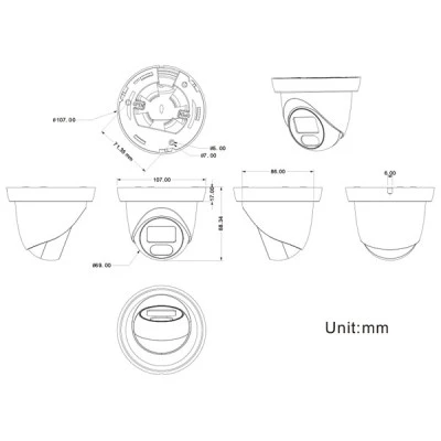 LONGSE υβριδική κάμερα CMSDTHC200FPEW, 2.8mm, 1/3" CMOS, 5MP, IP65 full color & μικρόφωνο για μεταφορά ήχου μέσω του ομοαξονικού καλωδίου LONGSE υβριδική κάμερα CMSDTHC200FPEW, 2.8mm, 1/3" CMOS, 5MP, IP65 full color & μικρόφωνο για μεταφορά ήχου μέσω του ομοαξονικού καλωδίου