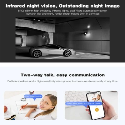 VSTARCAM smart IP κάμερα CS24B, 3MP, WiFi, battery backup με εντοπισμό καπνού & νυχτερινή λειτουργία VSTARCAM smart IP κάμερα CS24B, 3MP, WiFi, battery backup με εντοπισμό καπνού & νυχτερινή λειτουργία