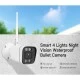 VSTARCAM smart IP κάμερα με νυχτερινή λειτουργία CS58, IP66, 3MP, WiFi ανίχνευση καπνού & αμφίδρομη μεταφορά φωνής και ήχου