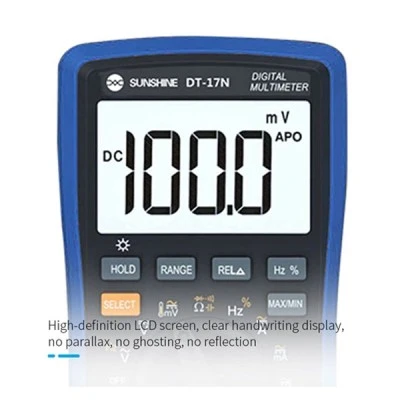 Ψηφιακό πολύμετρο SUNSHINE DT-17N, AC 700V/DC 1000V, AC/DC 10A Ψηφιακό πολύμετρο SUNSHINE DT-17N, AC 700V/DC 1000V, AC/DC 10A
