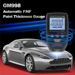 Μετρητής πάχους χρώματος Noyafa GM998 για μεταλλικές επιφάνειες με αυτόματη αναγνώριση ατσάλινης & αλουμινένιας επιφάνειας