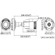Δικτυακή κάμερα εξωτερικού χώρου HIKVISION HIWATCH IP 2.8-12mm, 4MP, IP67 με εύρος υπερύθρων IR έως 50m