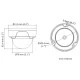 HIKVISION HIWATCH IP κάμερα HWI-D121H, POE, 2.8mm, 2MP, IP67 & IK10 με εύρος υπερύθρων IR έως 30m
