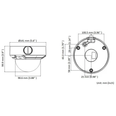 Δικτυακή κάμερα POE IP HWI-D640H-Z HIKVISION HIWATCH 2.8-12mm 4MP δυνατότητα καταγραφής σε κάρτα micro SD έως 256GB IP67 IR έως 30m