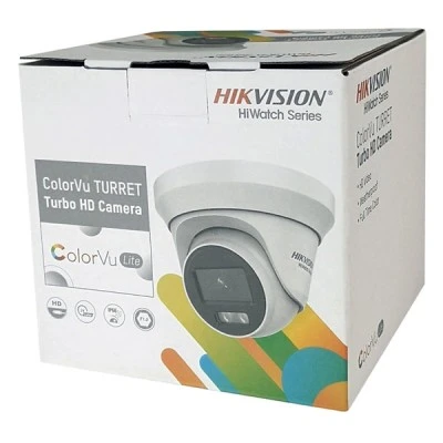 Υβριδική κάμερα 4 σε 1 (AHD, TVI, CVI, CVBS) HIKVISION HIWATCH έγχρωμη 2.8mm, 2MP & εύρος φωτός έως 40m
