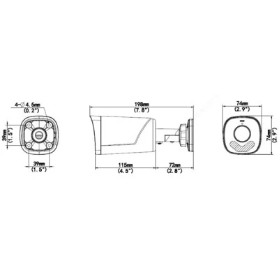 Δικτυακή κάμερα IPC-B233-APF40W, 4mm, 3MP, IP67, PoE, LED, IR 50m με ενσωματωμένο μικρόφωνο & έγχρωμη νυχτερινή όραση Δικτυακή κάμερα IPC-B233-APF40W, 4mm, 3MP, IP67, PoE, LED, IR 50m με ενσωματωμένο μικρόφωνο & έγχρωμη νυχτερινή όραση