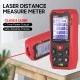 Μετρητής απόστασης laser UNI-T LM100A m/ft/in 100m με αλφάδια σε οριζόντια και κάθετη θέση