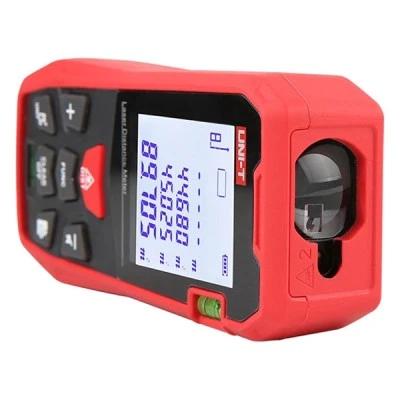 Μετρητής απόστασης laser UNI-T LM100A m/ft/in 100m με αλφάδια σε οριζόντια και κάθετη θέση