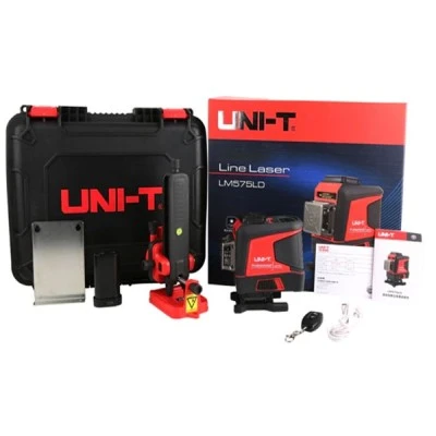 UNI-T γραμμικό αλφάδι laser LM575LD με πράσινη δέσμη 12 ακτίνων 3D ιδανικό για οριζόντια και κάθετη εφαρμογή