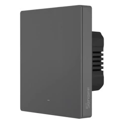 SONOFF smart διακόπτης M5-1C-86 μονός WiFi σε γκρι χρώμα για απομακρυσμένο έλεγχο του φωτισμού