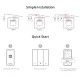 SONOFF smart διακόπτης M5-1C-86 μονός WiFi σε γκρι χρώμα για απομακρυσμένο έλεγχο του φωτισμού