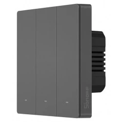 SONOFF smart διακόπτης M5-3C-86 τριπλός WiFi γκρι για απομακρυσμένος έλεγχο & λειτουργία χρονοδιακόπτη