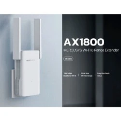 MERCUSYS range extender ME70X Wi-Fi 6 1800Mbps AX1800 Ver. 1.0 για την βελτίωση στην κάλυψη του δικτύου