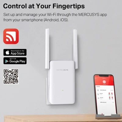 MERCUSYS range extender ME70X Wi-Fi 6 1800Mbps AX1800 Ver. 1.0 για την βελτίωση στην κάλυψη του δικτύου