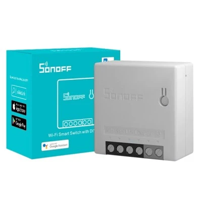 SONOFF Smart διακόπτης MINIR2 two-way WiFi συμβατός με Amazon Alexa και Google Assistant & με φωνητικές εντολές