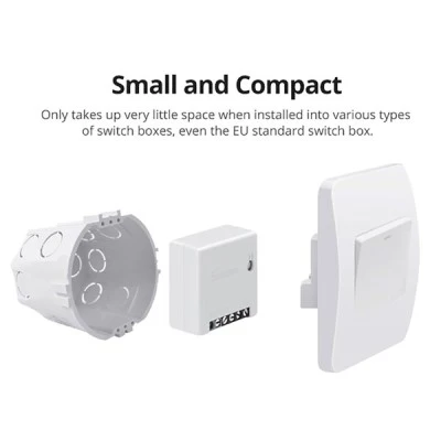 SONOFF Smart διακόπτης MINIR2 two-way WiFi συμβατός με Amazon Alexa και Google Assistant & με φωνητικές εντολές