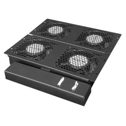 Σύστημα ψύξης POWERTECH NETW-0010 cooling fan με θερμοστάτη για rack 29.5x31x4cm με 4 fans Σύστημα ψύξης POWERTECH NETW-0010 cooling fan με θερμοστάτη για rack 29.5x31x4cm με 4 fans
