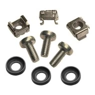 POWERTECH σετ βίδες με παξιμάδια NETW-0011 για κολώνα rack M6*16  20τμχ