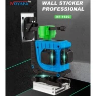 Γραμμικό αλφάδι laser NOYAFA NF-112G με πράσινη δέσμη 12 ακτίνων 3D IP54 & τηλεχειριστήριο για απομακρυσμένο έλεγχο