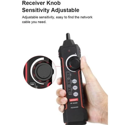 NOYAFA tester καλωδίων δικτύου NF-8209S για RJ45 PoE για μέτρηση μήκους καλωδίων από 2.5m έως 500m NOYAFA tester καλωδίων δικτύου NF-8209S για RJ45 PoE για μέτρηση μήκους καλωδίων από 2.5m έως 500m