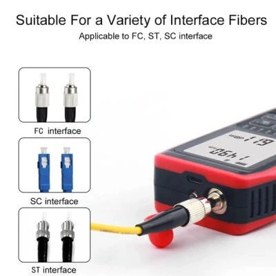 NOYAFA tester καλωδίων οπτικής ίνας NF-908L, 850-1625nm, -60~8dBm με φακό για εργασία στο σκοτάδι NOYAFA tester καλωδίων οπτικής ίνας NF-908L, 850-1625nm, -60~8dBm με φακό για εργασία στο σκοτάδι