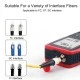 NOYAFA tester καλωδίων οπτικής ίνας NF-908L, 850-1625nm, -60~8dBm με φακό για εργασία στο σκοτάδι NOYAFA tester καλωδίων οπτικής ίνας NF-908L, 850-1625nm, -60~8dBm με φακό για εργασία στο σκοτάδι