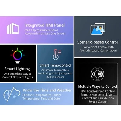 SONOFF smart panel ελέγχου NSPanel με έγχρωμη οθόνη αφής 2-gang Wi-Fi απομακρυσμένος έλεγχος μέσω smartphone & φωνητικός έλεγχος SONOFF smart panel ελέγχου NSPanel με έγχρωμη οθόνη αφής 2-gang Wi-Fi απομακρυσμένος έλεγχος μέσω smartphone & φωνητικός έλεγχος