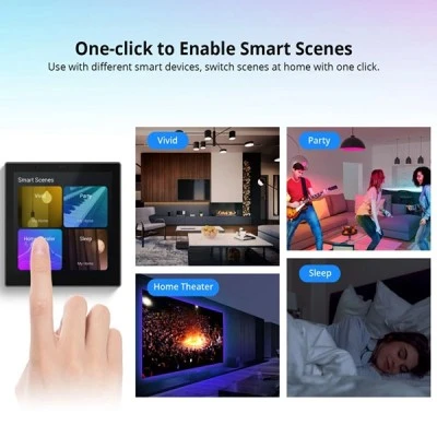 SONOFF smart panel ελέγχου NSPanel Pro Wi-Fi Zigbee 3.0 με έγχρωμη οθόνη αφής και ενσωματωμένο μικρόφωνο για αμφίδρομη μεταφορά φωνής & ήχου