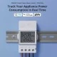 SONOFF smart διακόπτης παρακολούθησης ισχύος POWR320D Wi-Fi 20A για τη διαχείριση εξ αποστάσεως συσκευών & οθόνη ενδείξεων