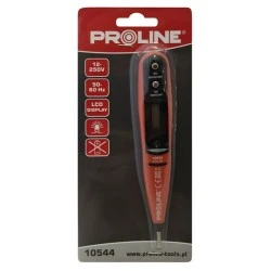 Ανιχνευτής τάσης PROLINE 10544 με εύρος μέτρησης 12-250V, 50-500Hz 16cm με οθόνη ένδειξης LCD