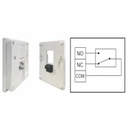 POWERTECH ψηφιακός θερμοστάτης χώρου PT-1046 αερίου ασύρματος RF RF λευκός προγραμματιζόμενος & με φωτιζόμενη οθόνη