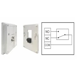 POWERTECH ψηφιακός θερμοστάτης χώρου PT-1046 αερίου ασύρματος RF RF λευκός προγραμματιζόμενος & με φωτιζόμενη οθόνη