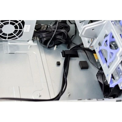 Κουτί Η/Υ Powertech PC Case PT-1099 με 250W τροφοδοτικό PSU, για μητρικές Micro-ATX 356x102x338mm & 80mm ανεμιστήρα, μαύρο 