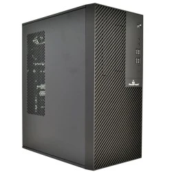 Κουτί Η/Υ POWERTECH PC Case PT-1101 με 550W PSU, για μητρικές Micro-ATX, 265x168x353mm σε μαύρο χρώμα