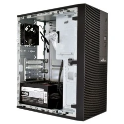 Κουτί Η/Υ POWERTECH PC Case PT-1101 με 550W PSU, για μητρικές Micro-ATX, 265x168x353mm σε μαύρο χρώμα