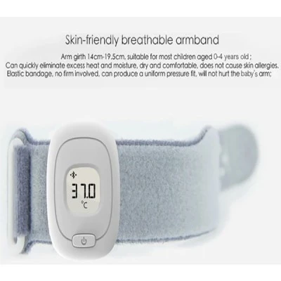 Παιδικό Θερμόμετρο PT-501 POWERTECH Smart Bluetooth με συναγερμό με αντί-αλλεργικό λουράκι