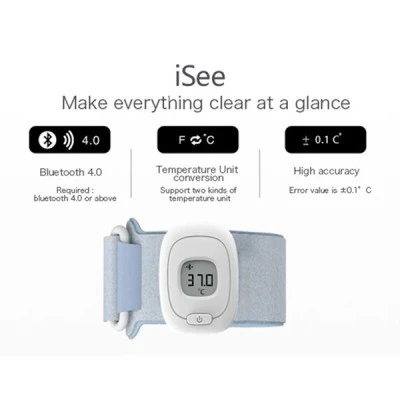 Παιδικό Θερμόμετρο PT-501 POWERTECH Smart Bluetooth με συναγερμό με αντί-αλλεργικό λουράκι