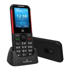 Κινητό τηλέφωνο POWERTECH Sentry 4G PTM-33, SOS Call, με φακό σε μαύρο χρώμα Κινητό τηλέφωνο POWERTECH Sentry 4G PTM-33, SOS Call, με φακό σε μαύρο χρώμα