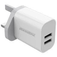 ROCKROSE φορτιστής τοίχου 12W για πρίζα τύπου UK Casa A2, 2x USB, 2.4A με προστασίας από υπερβολική τάση & βραχυκύκλωμα