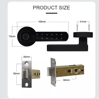 Ηλεκτροπύρος SECUKEY D100-BT συνδυασμού & fingerprint με σύνδεση Bluetooth