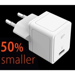 Φορτιστής συσκευών 20W SILICON POWER SP20WASYQM121PCW USB-C PD σε λευκό χρώμα