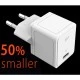 Φορτιστής συσκευών 20W SILICON POWER SP20WASYQM121PCW USB-C PD σε λευκό χρώμα