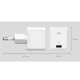 Φορτιστής συσκευών 20W SILICON POWER SP20WASYQM121PCW USB-C PD σε λευκό χρώμα