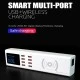 Σταθμός φόρτισης SUNSHINE SS-309WD με 8x θύρες USB για ταυτόχρονη φόρτιση έως 8 συσκευών & ασύρματη φόρτιση με απόδοση έως 10W