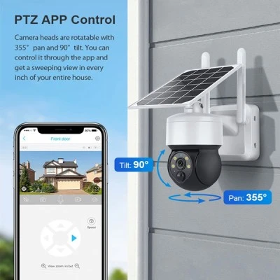 SECTEC smart ηλιακή κάμερα ST-S517C-3M, 3MP, PIR, PTZ, cloud/micro SD με νυχτερινή λειτουργία με υπέρυθρα & αμφίδρομη μεταφορά φωνής και ήχου SECTEC smart ηλιακή κάμερα ST-S517C-3M, 3MP, PIR, PTZ, cloud/micro SD με νυχτερινή λειτουργία με υπέρυθρα & αμφίδρομη μεταφορά φωνής και ήχου