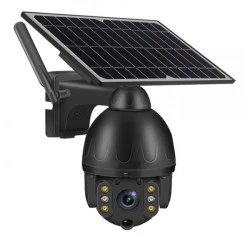 SECTEC smart ηλιακή 4G κάμερα ST-S588M-3M-4G, 3MP, PIR, cloud/micro SD με αμφίδρομη μεταφορά φωνής - ήχου & νυχτερινή λειτουργία