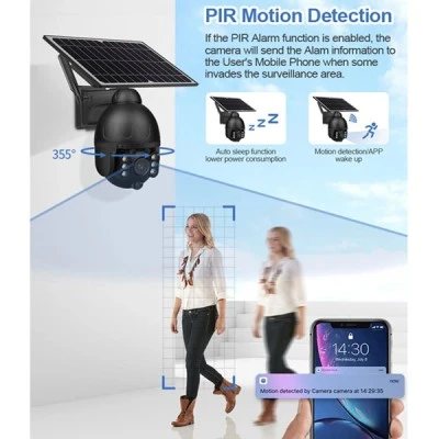 SECTEC smart ηλιακή 4G κάμερα ST-S588M-3M-4G, 3MP, PIR, cloud/micro SD με αμφίδρομη μεταφορά φωνής - ήχου & νυχτερινή λειτουργία SECTEC smart ηλιακή 4G κάμερα ST-S588M-3M-4G, 3MP, PIR, cloud/micro SD με αμφίδρομη μεταφορά φωνής - ήχου & νυχτερινή λειτουργία