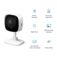 Smart κάμερα εσωτερικού χώρου  TP-Link 3MP με ενσωματωμένο μικρόφωνο και ηχείο &  λειτουργία νυχτερινής όρασης