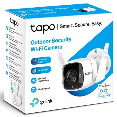 TP-LINK smart camera Tapo-C320WS, 2K QHD, outdoor, two-way audio, V. 1.0 4MP με ανίχνευση κίνησης και ειδοποιήσεις TP-LINK smart camera Tapo-C320WS, 2K QHD, outdoor, two-way audio, V. 1.0 4MP με ανίχνευση κίνησης και ειδοποιήσεις